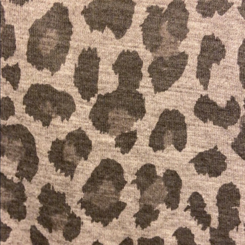 Grey Cheetah Print Shirt